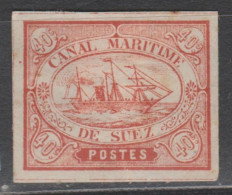 CANAL MARITIME De SUEZ 40c Neuf Semblant Gommé - 1866-1914 Khedivate Of Egypt