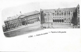 Liège Palais De Justice Façade Et Aile Gauche - Liège
