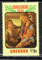 Noël : "La Mère Et L'Enfant" De Botticelli - Grenada (1974-...)