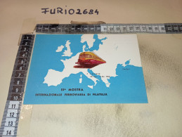 MX00376 FIRENZE 1963 TIMBRO ANNULLO III° MOSTRA INTERNAZIONALE FERROVIARIA DI FILATELIA - 1961-70: Poststempel