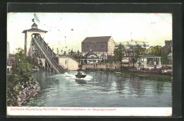 AK Mannheim, Internationale Kunst- & Grosse Gartenbau-Ausstellung 1907, Wasserrutschbahn Im Vergnügungspark  - Expositions