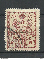POLEN Poland 1915 Stadtpost Warschau Michel 2 O - Used Stamps
