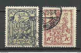 POLEN Poland 1915 Stadtpost Warschau Michel 1 - 2 O - Used Stamps