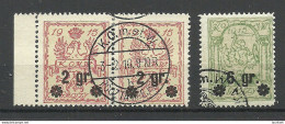 POLEN Poland 1915 Stadtpost Warschau Michel 9 - 10 O - Gebraucht