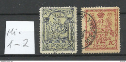 POLEN Poland 1915 Stadtpost Warschau Michel 1 - 2 O - Used Stamps