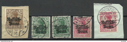 Deutsche Post In POLEN Poland 1915 = 5 Werte Aus Michel 1 - 5 Russisch-Polen O - Besetzungen 1914-18