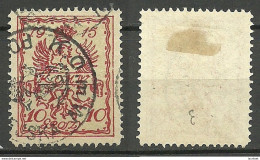 POLEN Poland 1915 Stadtpost Warschau Michel 2 O - Unused Stamps