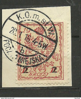 POLEN Poland 1915 Stadtpost Warschau Michel 7 A Auf Dem Briefstück O Signed Petriuk BPP - Used Stamps