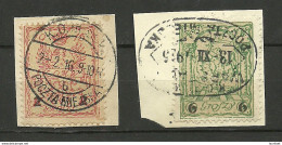 POLEN Poland 1915 Stadtpost Warschau Michel 7 - 8 O Signed Petriuk BPP - Used Stamps