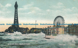 R100211 Rough Sea. Blackpool. G. D. And D. L. 1906 - Monde