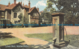 R099489 Lower Ward. Windsor Castle. Fine Art Post Cards. Shureys Publications - Monde
