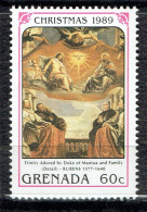 Noël. Détails D'œuvres De Rubens : "La Sainte Trinité Adorée Par Le Duc De Mantoue Et Sa Famille" - Grenada (1974-...)
