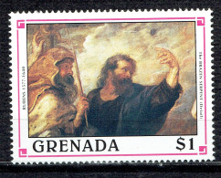 350ème Anniversaire De La Mort De Rubens : "Serpent Effronté" - Grenade (1974-...)