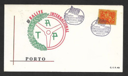 Portugal Rallye TAP 1969 Course Automobile Cachet Commemoratif Porto Rally Racing Cars 1969 Event Postmark Oporto - Auto's