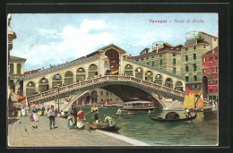 AK Venezia, Ponte Di Rialto  - Autres & Non Classés