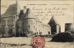 France 1906 Postcard Senonnes Mayenne, The Old Chateau, VF Posted - Chateau Gontier