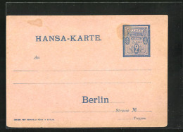 AK Berlin, Private Stadtpost Hansa Verkehrs Anstalt, 2 Pf.  - Briefmarken (Abbildungen)