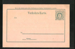 AK Berlin, Private Stadtpost Der Berliner Verkehrs-Anstalt, 1 1 /2 Pfg.  - Briefmarken (Abbildungen)