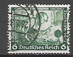 GERMANIA REICH  1933  OPERE MUSICALI DI WAGNER UNIF. 473A  USATO VF DENTELLATO 14 - Used Stamps