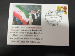 21-5-2024 (5 Z 42) Following Death Of Iran President In Helicopter Crash, Conspiracy Theories About Mossad's In Iran ? - Militaria