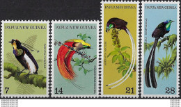 1973 Papua New Guinea Birds Of Paradise 4v. MNH SG N. 237/40 - Autres & Non Classés