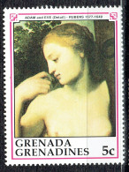 350ème Anniversaire De La Mort De Rubens : "Adam Et Eve" - Grenada (1974-...)