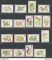 1994-95 BERMUDA - 17 Valori-Frutti Catalogo Michel N. 650-54+659-64+673-78 - MNH** - Autres & Non Classés