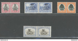 1941-42 Kenya Uganda Tanganyika - Stanley Gibbons N. 151-54 - Pictorial Stamps Of South Africa In Pairs - MNH** - Altri & Non Classificati