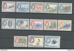 1956-62 BRITISH VIRGIN ISLANDS - SG N. 149/161 - 13 Valori - MNH** - Altri & Non Classificati