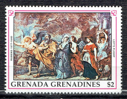 350ème Anniversaire De La Mort De Rubens : "LeCombat De Loth" - Grenada (1974-...)