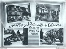 Bu110 Cartolina Pineto Albergo Ristorante Da Cesare Teramo - Teramo