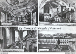 Az104 Cartolina Padula La Certosa  4 Vedutine Provincia Di Salerno - Salerno