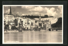 AK Wasserburg /Inn, Flusspartie Mit Wohnhäusern  - Wasserburg A. Inn