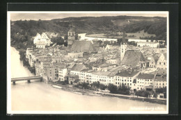 AK Wasserburg /Inn, Flusspartie Aus Der Vogelschau  - Wasserburg (Inn)