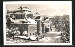 AK Bad Reichenhall, Kurhaus Mit Untersberg Im Winter  - Bad Reichenhall