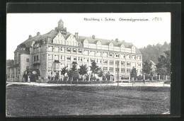 AK Hirschberg, Blick Zum Oberrealgymnasium  - Schlesien