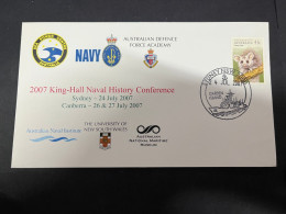21-5-2024 (5 Z 42) 2007 - King-Hall Naval History Conference In Sydney & Canberra (Garden Island P/m 24 July 2007) - Militares