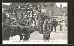 CPA La Ferté-Saint-Cyr, Char De La Reine De L`Agriculture  - Other & Unclassified