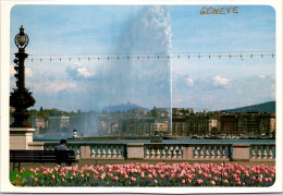 21-5-2024 (5 Z 43) Switzerland - Geneva Lighthouse (phare) & Water Jet - Leuchttürme