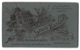 Fotografie Louis Zander, Uelzen, Bahnhofstr., Ansicht Uelzen, Blick Auf Ateliersgebäude  - Lieux