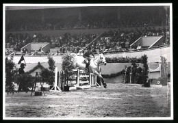 Fotografie Unbekannter Fotograf, Ansicht Berlin, Int. Reit- & Springturnier 1965 In Der Deutschlandhalle  - Deportes