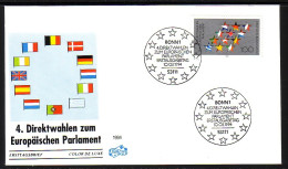 DEUTSCHLAND MI-NR. 1724 FDC(FIDACOS) MITLÄUFER 1994 DIREKTWAHLEN ZUM EUROPÄISCHEN PARLAMENT - Idées Européennes