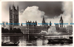 R099548 Houses Of Parliament. London. Valentine. RP - Sonstige & Ohne Zuordnung