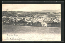 AK Arnau / Hostinne, Panorama Mit Gebirge  - Tsjechië