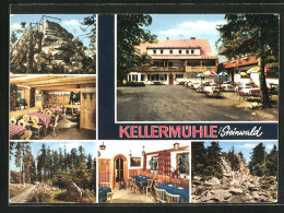 AK Pullenreuth, Gasthaus Und Pension Kellermühle, Terrasse, Aussichtsplattform  - Andere & Zonder Classificatie