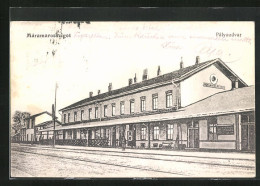 AK Maramarossziget, Palyaudvar, Bahnhof  - Romania