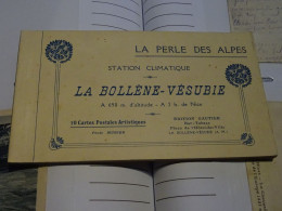 La Bollène Vésubie (06 Alpes Maritimes) Carnet 10 Cartes Sur Papier Glacé (complet Et En TBE) édit. Gautier Phot. Munier - Otros & Sin Clasificación