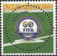 BRAZIL - CENTENARY OF FIFA, FÉDÉRATION INTERNATIONAL DE FOOTBALL ASSOCIATION 2004 - MNH - Autres & Non Classés