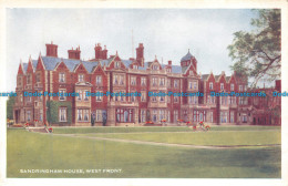 R100814 Sandringham House. West Front. A Multi Tone Watercolour. H. Coates. Nene - Monde