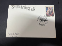 21-5-2024 (5 Z 44) Australia FDC - 1 Cover - Peterborough Post Office Centenary 1980 (koala) - Post